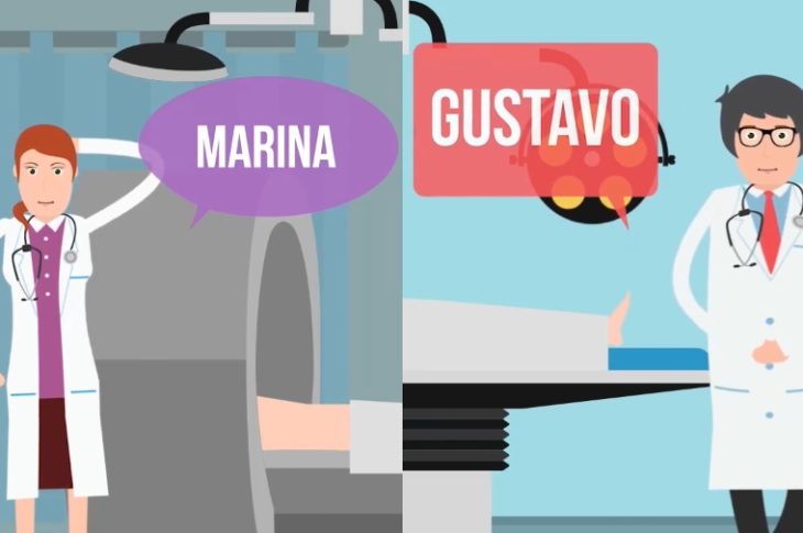 Marina y Gustavo.