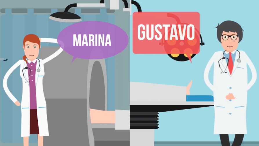 Marina y Gustavo.