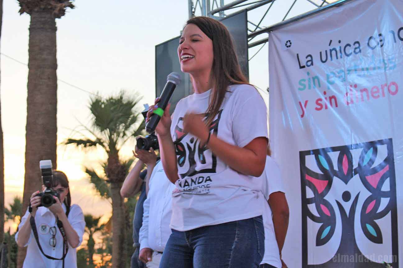 Fernanda Flores, candidata independiente.
