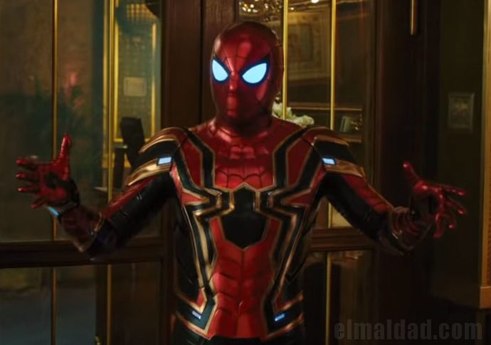 Captura de pantalla del trailer de Spiderman: Far From Home.