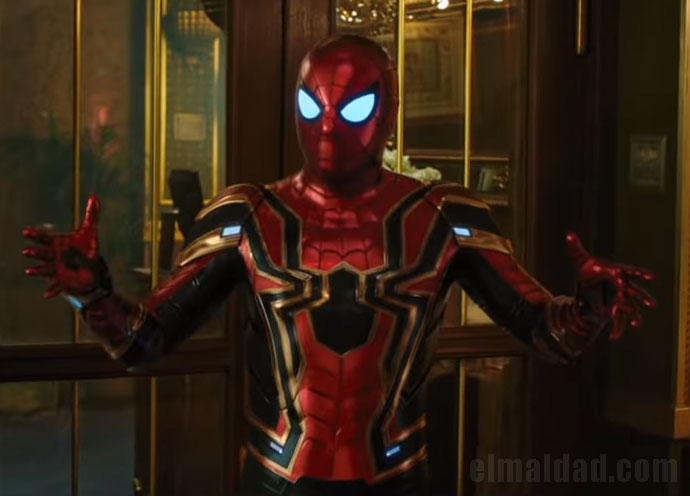 Captura de pantalla del trailer de Spiderman: Far From Home.