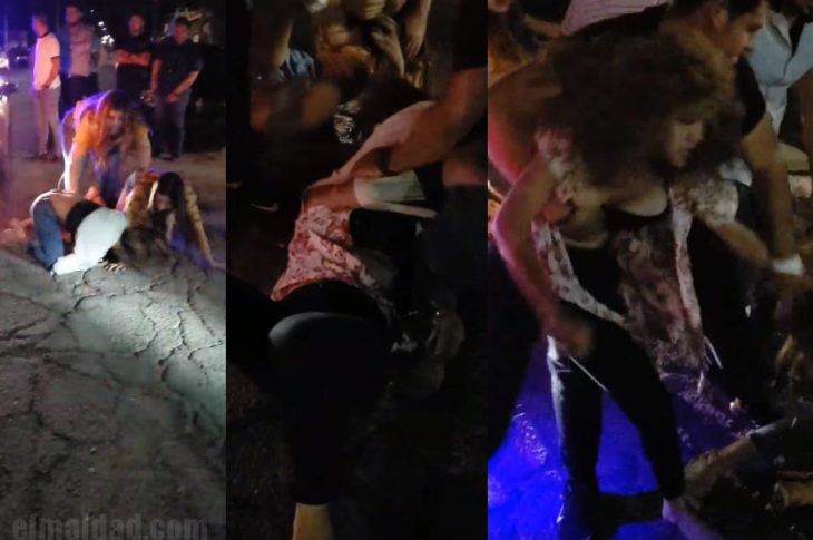 Pelea de "chucas".