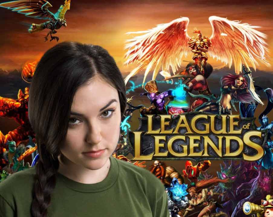 Sasha Grey hace gameplays de League Of Legends.