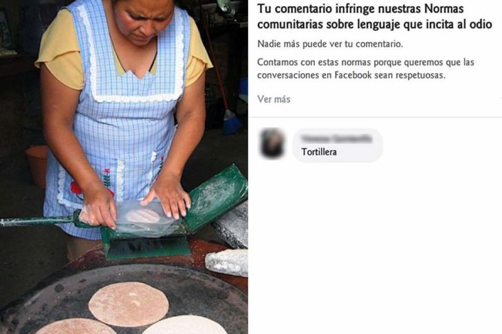 Facebook no te dejará escribir "tortillera".