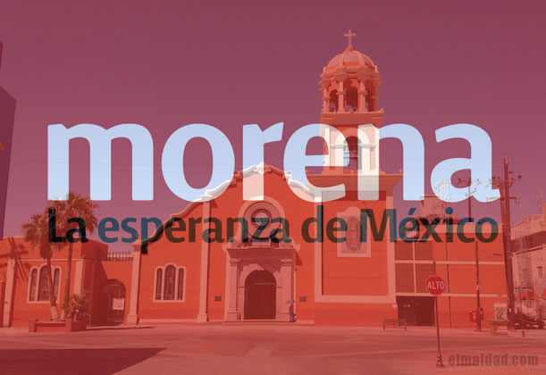 Morena Mexicali tomará el poder en la catedral de Mexicali según El Universal.