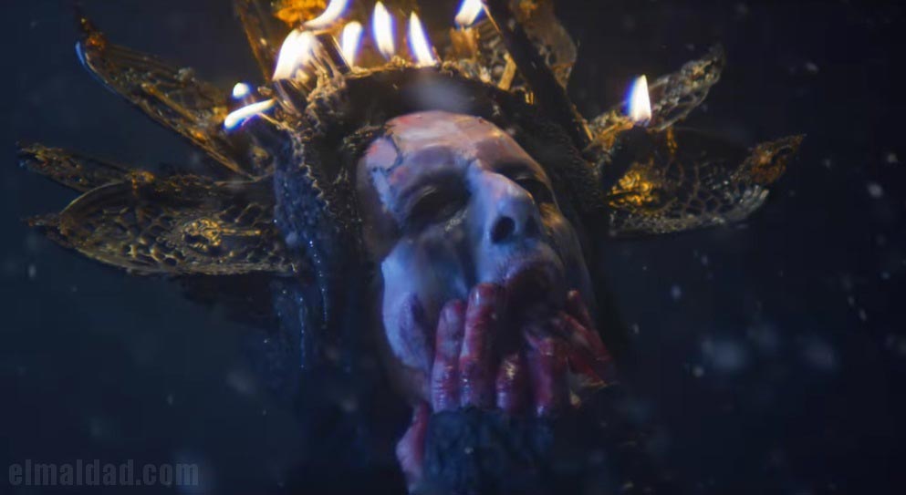 Nergal, líder de Behemoth en el vídeo musical Rom 5:8.