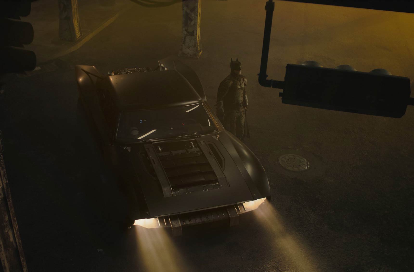 El nuevo batimóvil que veremos en The Batman.