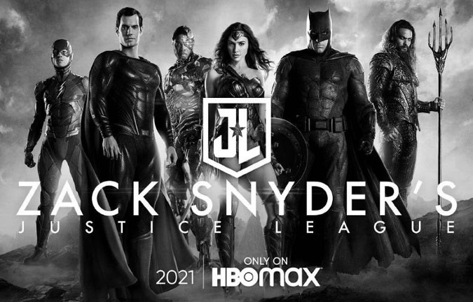 Poster de la versión de Zack Snyder de Justice League.