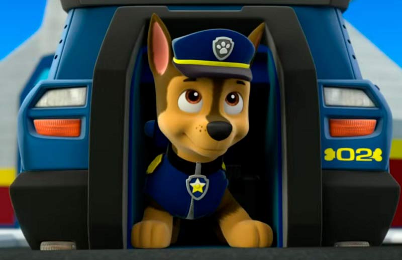 Chase, personaje policía de Paw Patroll.