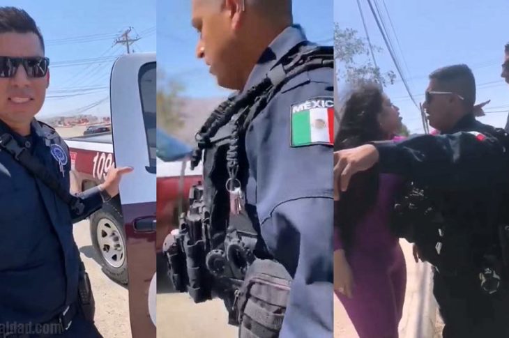Elementos de la Guardia Estatal en Tijuana, Baja California.