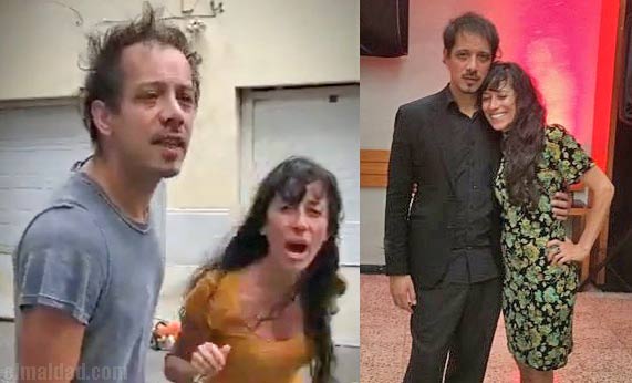 Pareja de argentinos se presentan bailando tango.