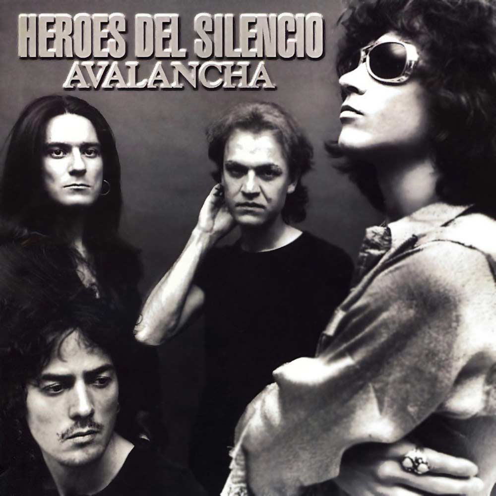 Portada del disco "Avalancha" de Héroes del Silencio.