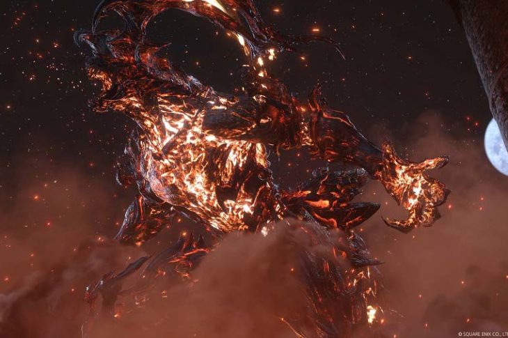 Captura de pantalla del trailer de Final Fantasy XVI.