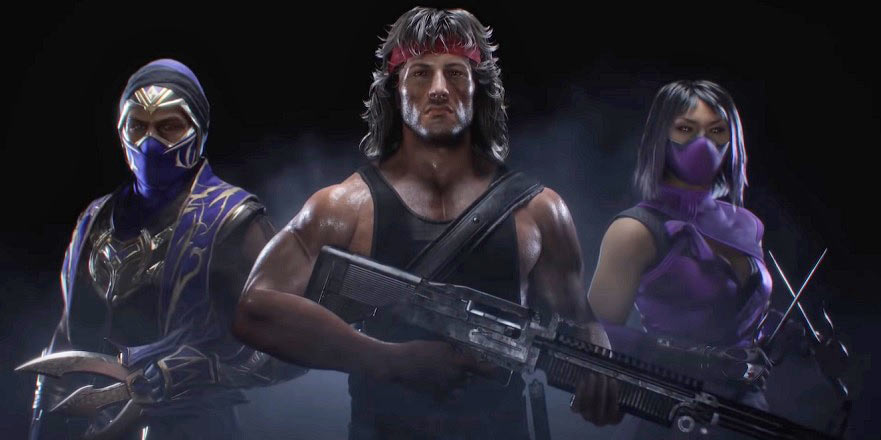 Rambo en Mortal Kombat 11.