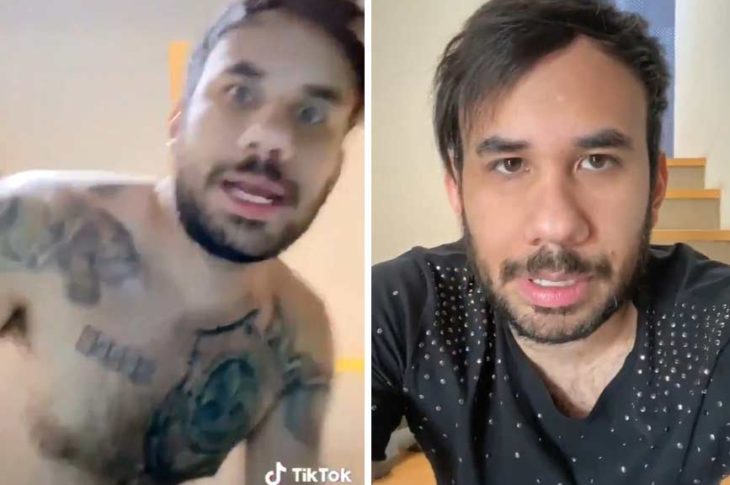 Werevertumorro con su TikTok controversial y a un lado pidiendo disculpas.