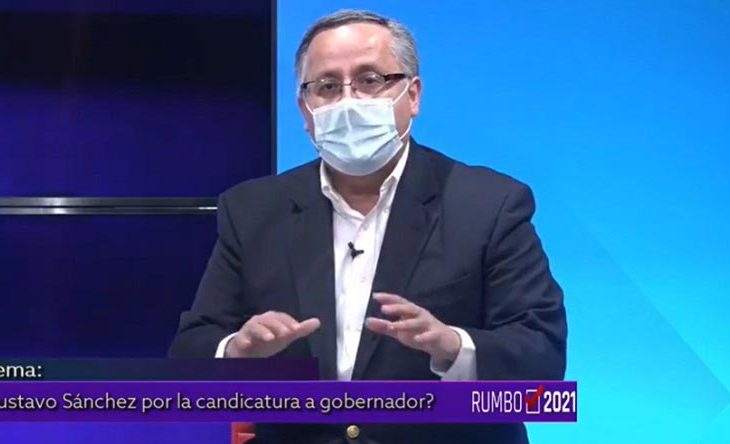 Gustavo Sánchez en entrevista en vivo.