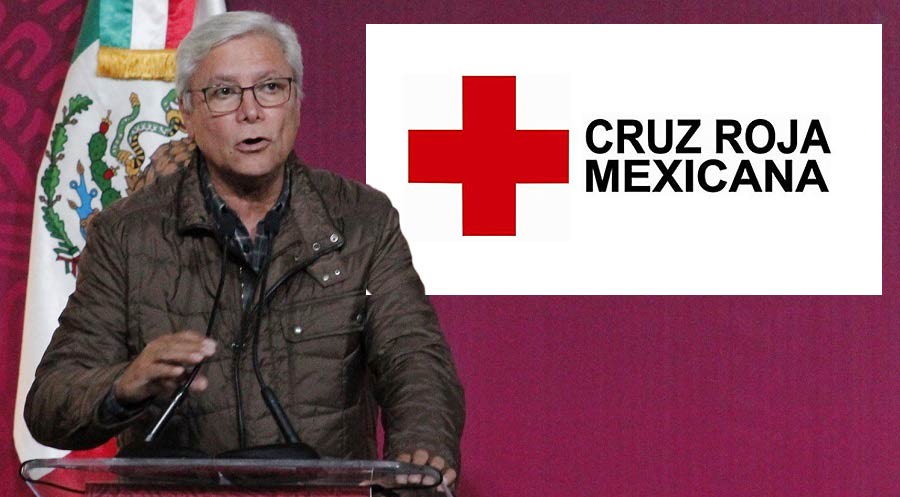 Jaime Bonilla quita donativo a la Cruz Roja.