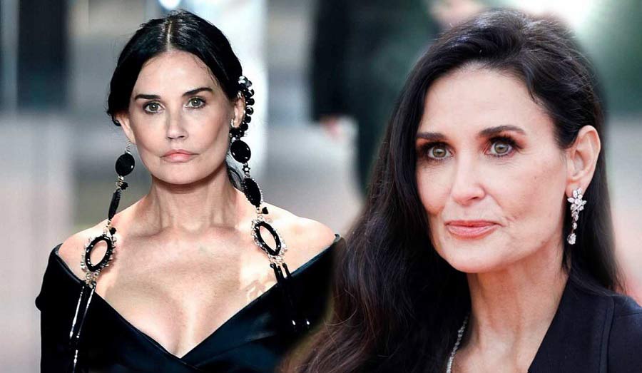 Demi Moore: Ahora y antes.