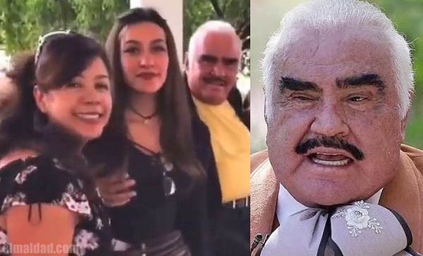 Vicente Fernández ya ni sabe donde pone la mano o ¿Sí lo sabía?