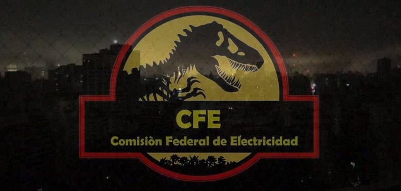 Apagones por la CFE.