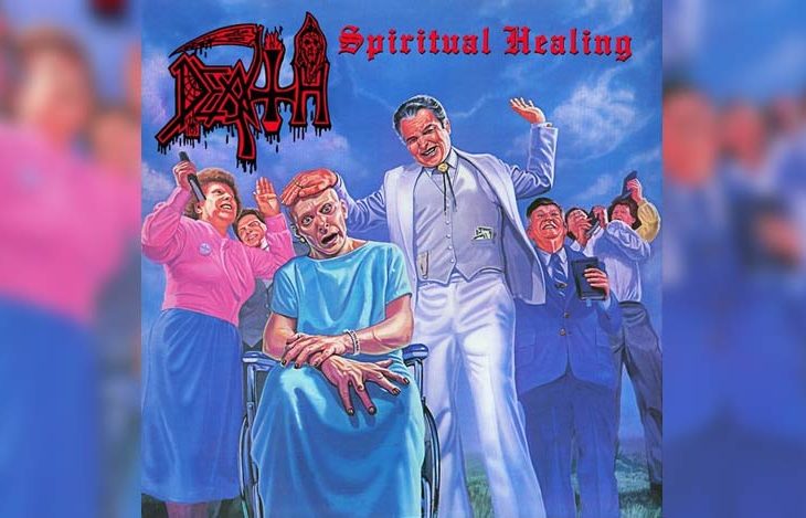 Portada de "Spiritual Healing" de Death.