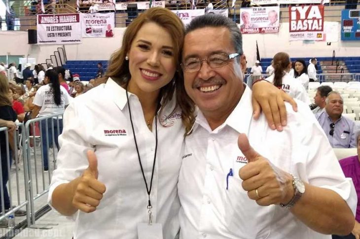 Marina del Pilar y Manuel Guerrero, juntos en el 2018.