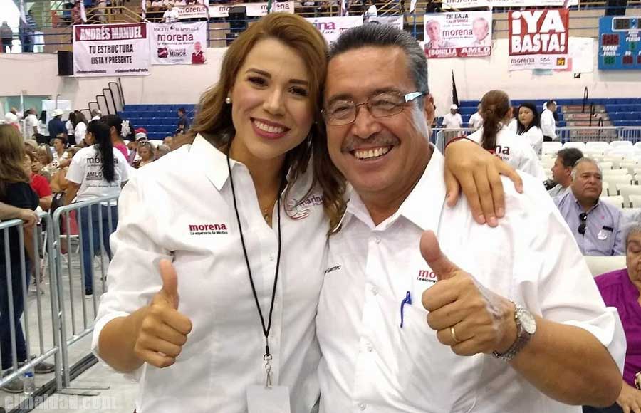 Marina del Pilar y Manuel Guerrero, juntos en el 2018.