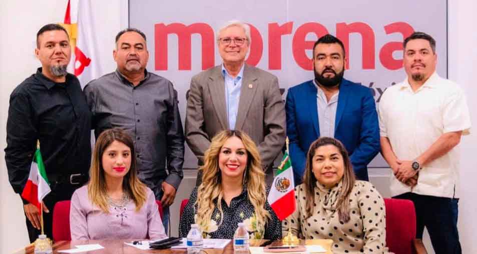 Cabildo de Tecate en reunión con el gobernador Jaime Bonilla.