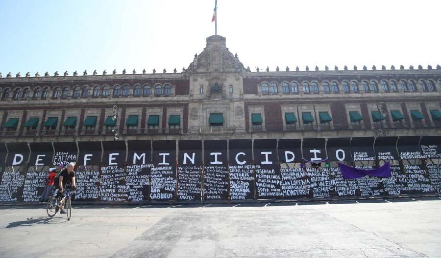 Así amaneció palacio nacional.