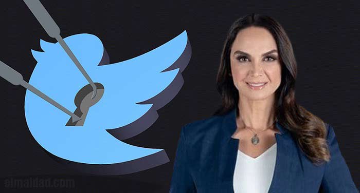 Lupita Jones dice que le hackearon el Twitter.