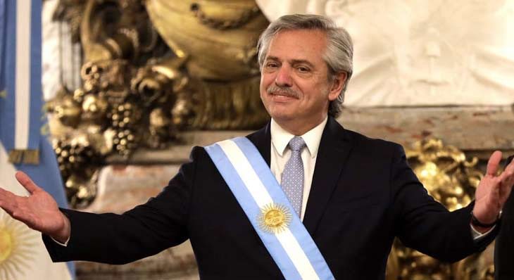 Alberto Fernández, presidente de Argentina.