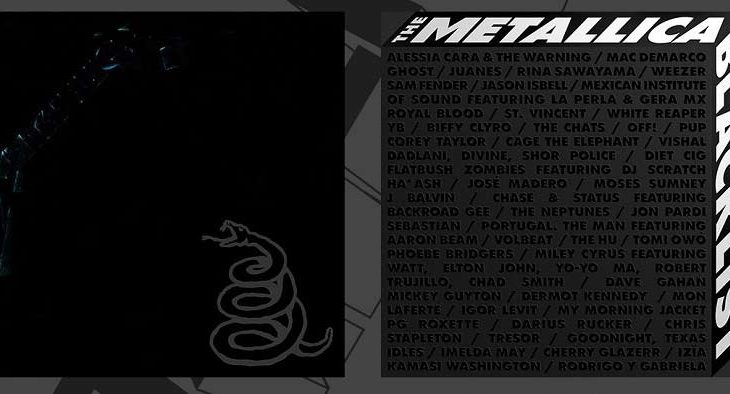 Re-edición del black album acompañada del The Metallica Blacklist.