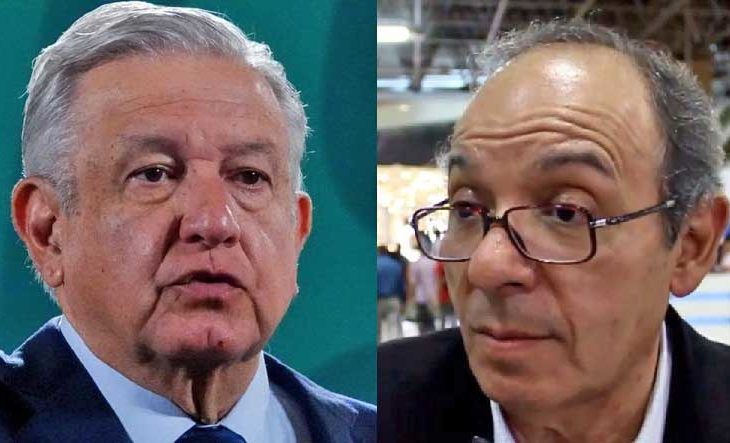 AMLO y Héctor Aguilar.