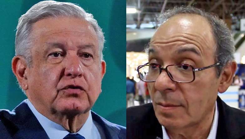 AMLO y Héctor Aguilar.