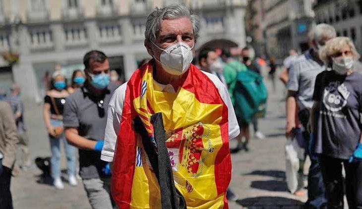 La pandemia en España.