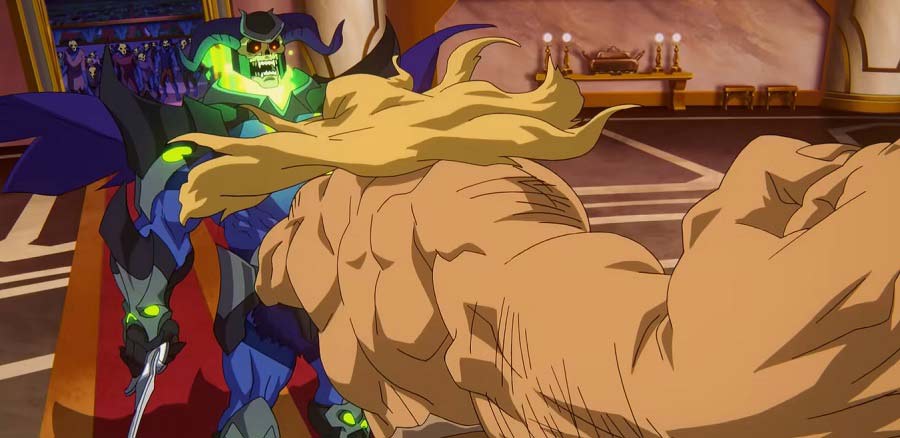 Captura de pantalla del trailer de Masters of the Universe: Revelation part 2.