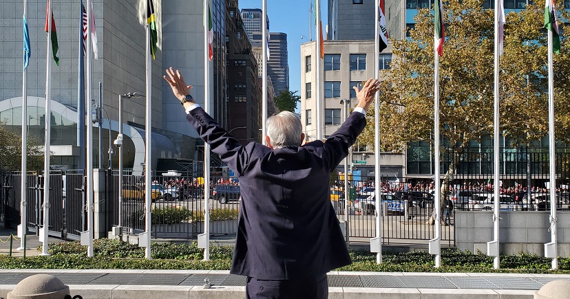 AMLO en la ONU.