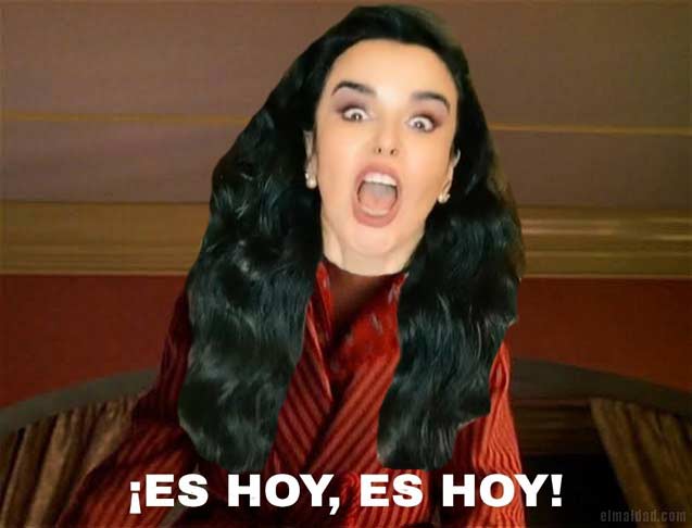 Brenda Ruacho de Vega hizo un TikTok del meme "¡Es hoy! ¡Es hoy!".