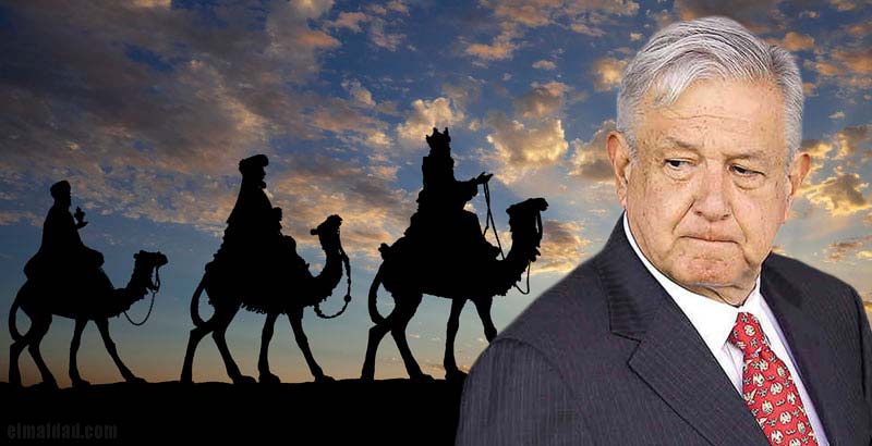 Reyes magos y AMLO.