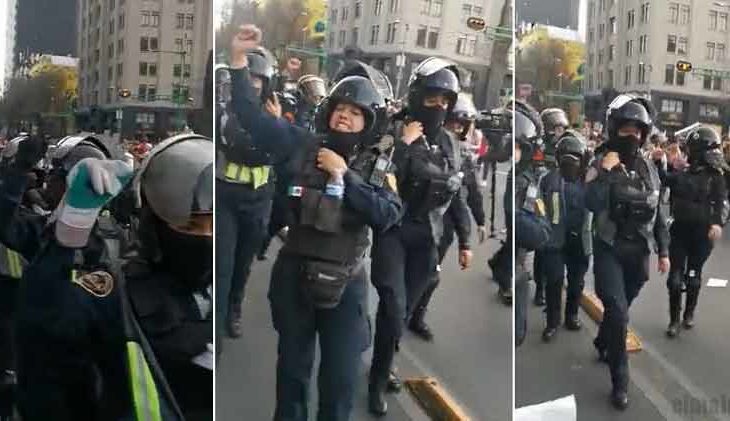 Ateneas se unieron a la marcha del día internacional de la mujer en la CDMX.