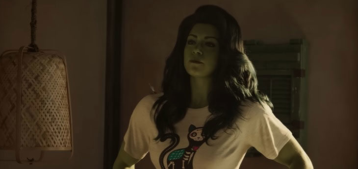 Captura de pantalla del trailer de She-Hulk: Attorney at Law.