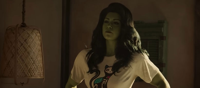 Captura de pantalla del trailer de She-Hulk: Attorney at Law.