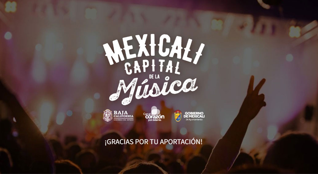 Esto es lo que te sale al final de registrarte en el portal de Mexicali Capital de la Música.