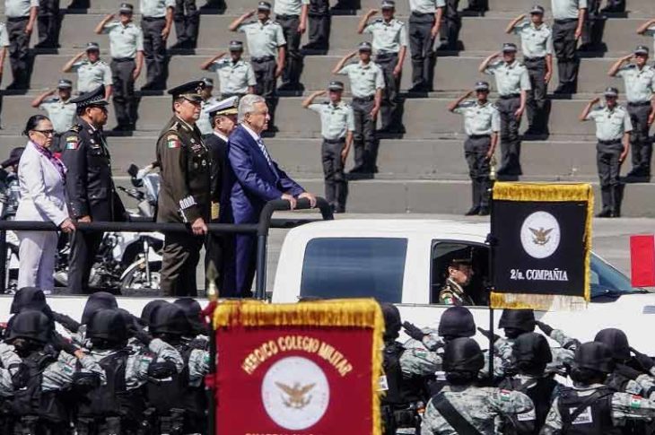 AMLO y la Guardia Nacional.