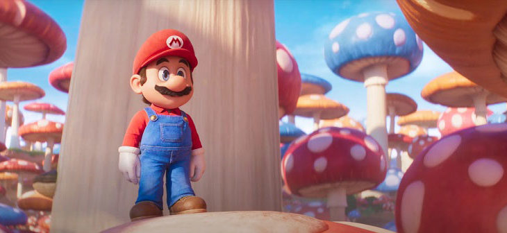 Captura de pantalla del teaser de Super Mario Bros: La Película.
