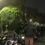 Policías rompen bloqueo de motociclistas en la CDMX.