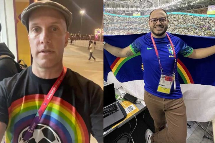 Periodistas agredidos en Catar por homofobia.