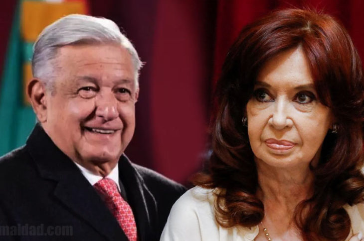 AMLO y Cristina Kirchner.