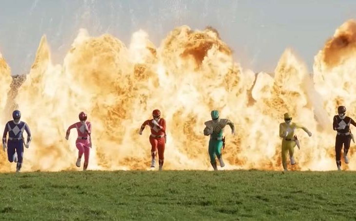 Captura de pantalla del trailer de la nueva película de los Power Rangers.