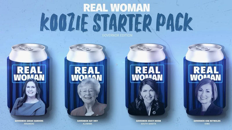 Koozies de Bud Light de la campaña "real woman".